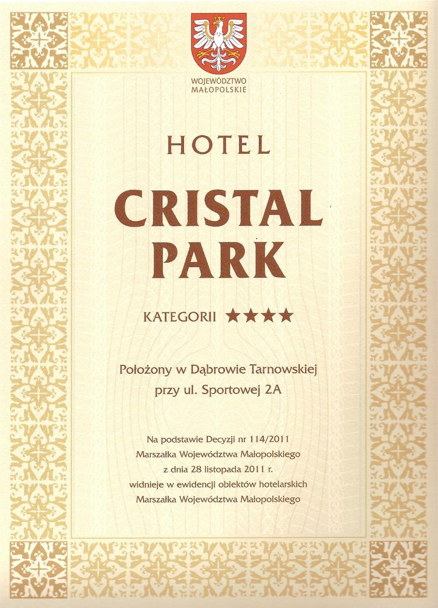 Hotel Cristal Park Dąbrowa Tarnowska Εξωτερικό φωτογραφία